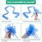 8 Pieces Pull Bow Large Organza Gift Wrapping Ribbon Bow Mixed Color Big Pull Bow for Wedding Gift Baskets, Ribbon Bow for Christmas Wrapping and Decoration, 6 Inches Diameter